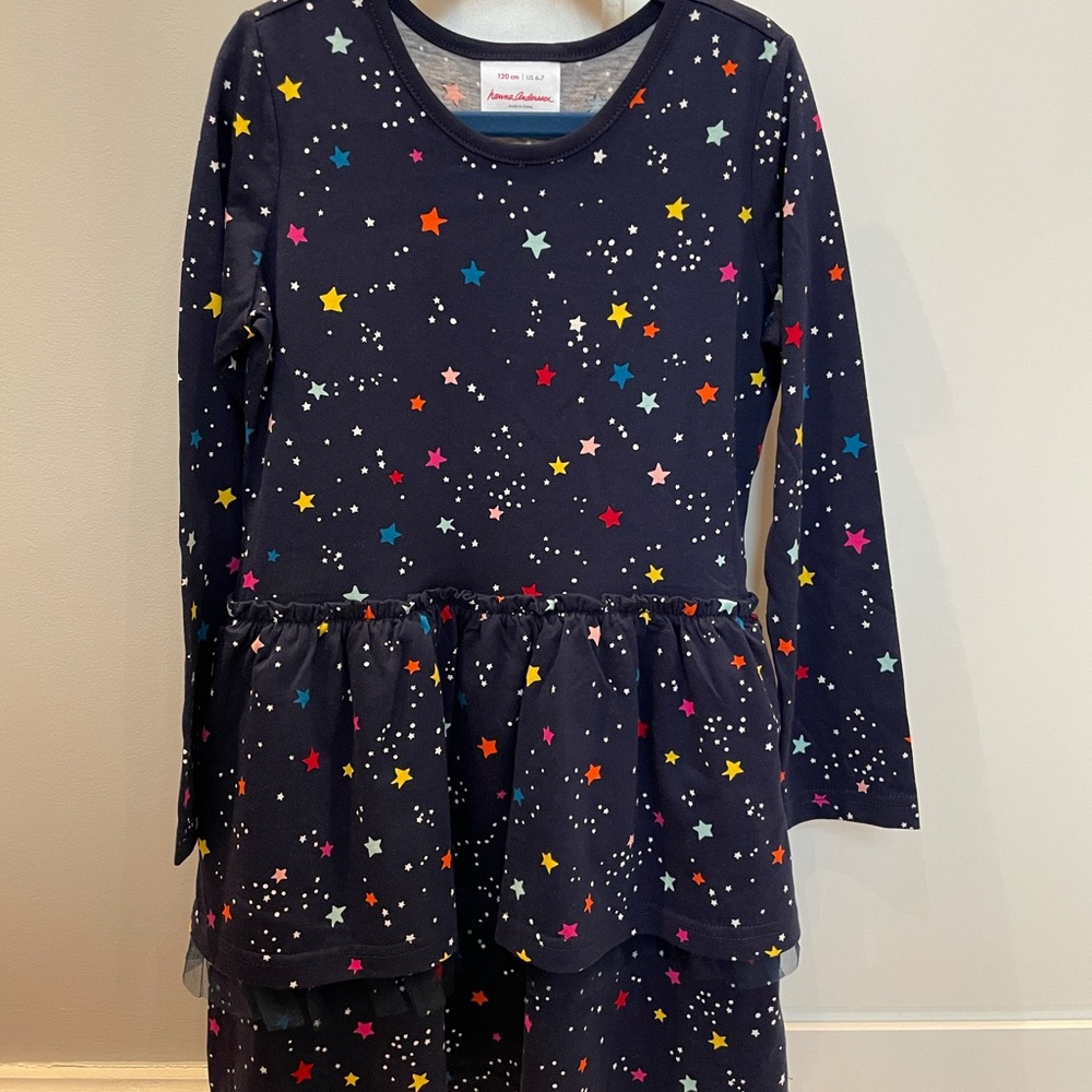 Hanna Anderson new with tags star/tulle dress.